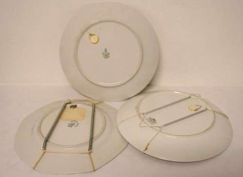 **RS17** 3 fabulous assorted, decorative wall plates incl Royal Decor, Seltman. One price for all 3
