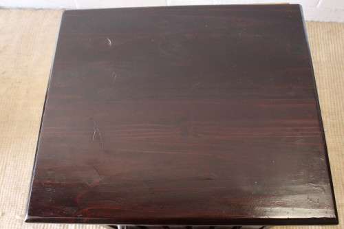 A modern pair of stylish dark wooden bedside pedestals with single doors and uncomplicated design!!