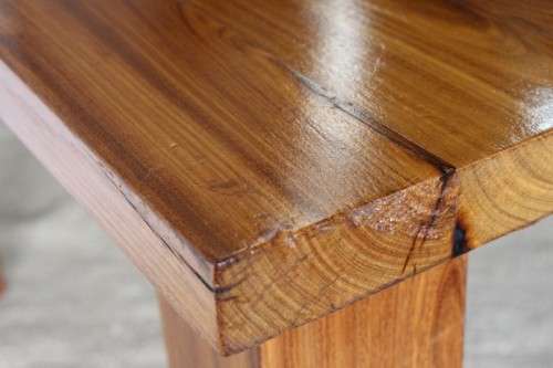 **RS17** Beautiful & well made solid sleeper wood (Rhodesian Teak) 4-seater dining table - a stunner