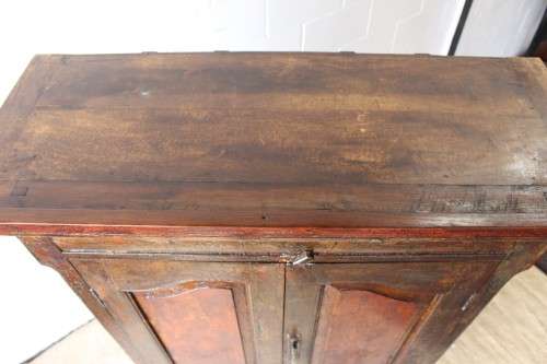 A superb "Javanese" Oriental Indonesian Teak double door cabinet with an amazing paint technique!!