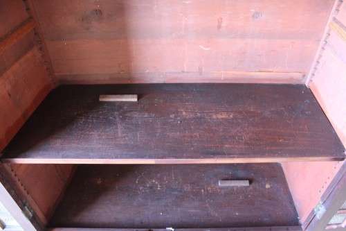 A beautiful antique Edwardian stained Oak four door display cabinet/ bookcase in awesome condition!