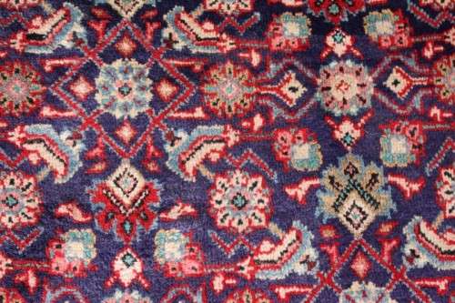 A superb large (4m x 3m) Iranian Tabriz "Afshan" Persian carpet in rich reds, blues and earthy tones