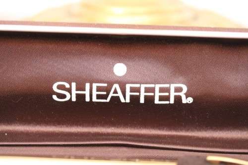 **RS17** Superb Sheaffer Imperial 777 gold plated fountain pen w/ 14ct gold nib in its original box