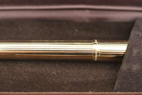 **RS17** Superb Sheaffer Imperial 777 gold plated fountain pen w/ 14ct gold nib in its original box