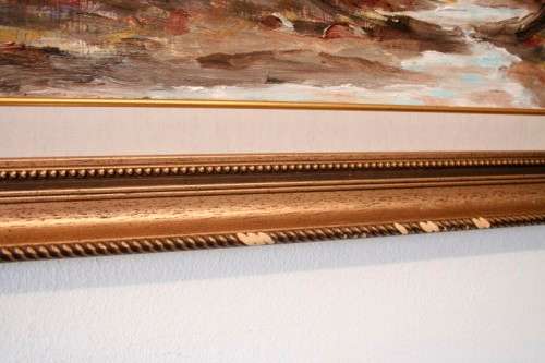 **RS17** A beautiful signed and framed "K Du Toit" oil painting of a scenic country home.