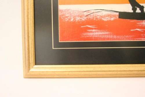 **RS17** A bright and colourful signed and framed "Robert Nesta" painting Zanzibar 2006 .