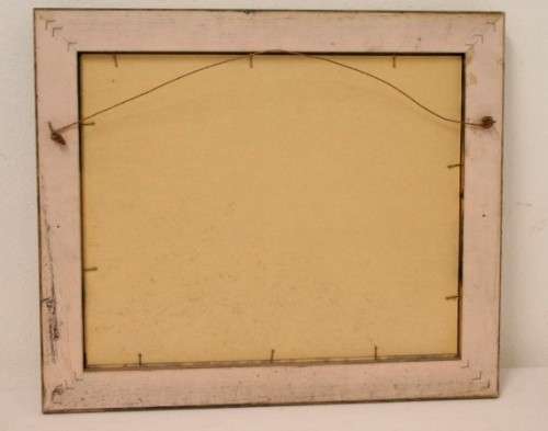 **RS17** A framed behind glass "Amphitheatre Verona Italy" black & white print in great condition.