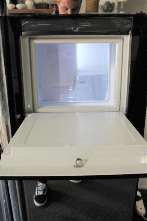 **RS17** Samsung mirror finish (Model RS21HFCMR) 524 litre side-by-side fridge-freezer w/ ice maker