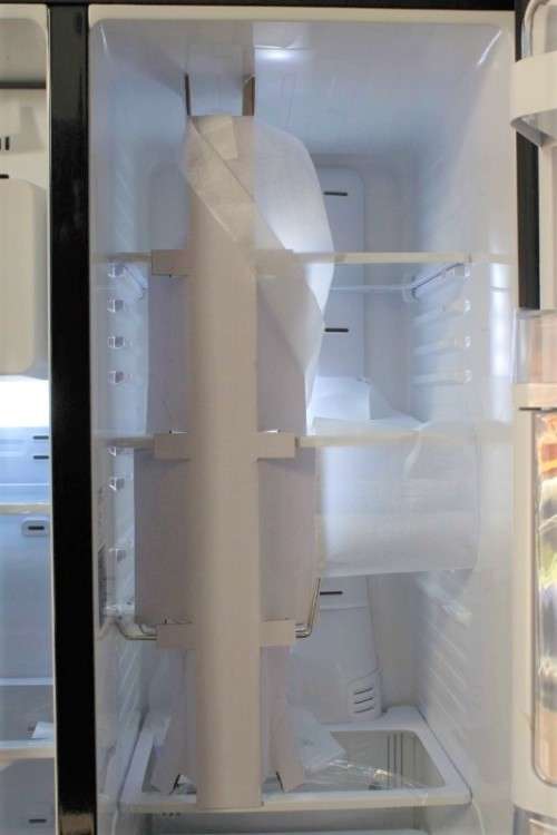 **RS17** Samsung mirror finish (Model RS21HFCMR) 524 litre side-by-side fridge-freezer w/ ice maker