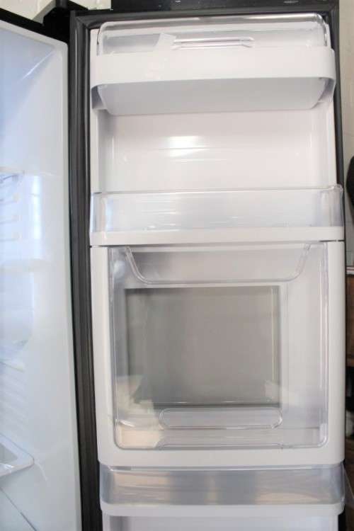 **RS17** Samsung mirror finish (Model RS21HFCMR) 524 litre side-by-side fridge-freezer w/ ice maker