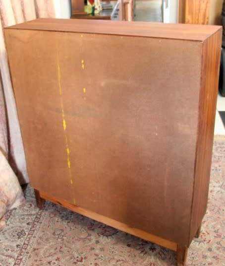 A wonderful Teak glass door bookcase with three shelves, stunning in a study, office!!