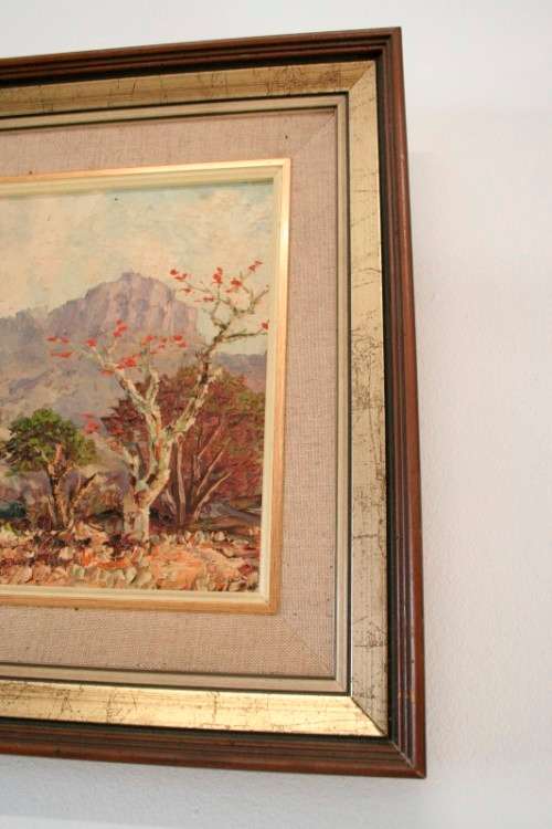 **RS17** A fantastic original signed and framed E B King (1958) oil on board landscape painting