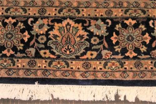 **RS17** An intricately detailed & longer pile original Iranian Kashan Persian carpet; 250cm x 202cm