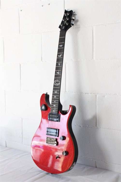 A awesome PRS SE Orianthi signature "red sparkle" electric guitar in good condition w/ carry bag!