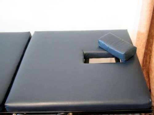 A fantastic fold up portable massage bed, perfect for travelling beauticians.