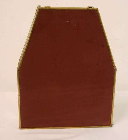 **TS17** A very charming brass and glass (house) printers tray, perfect for miniature ornaments!