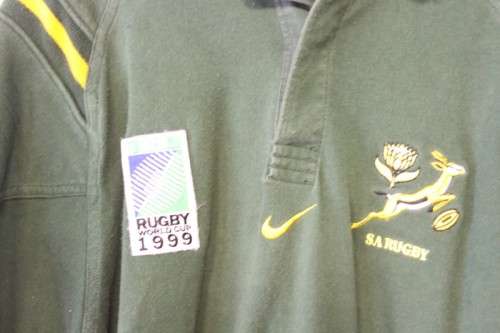 An awesome 1999 Springbok IRB Rugby World Cup Jersey made by Nike - size XXL