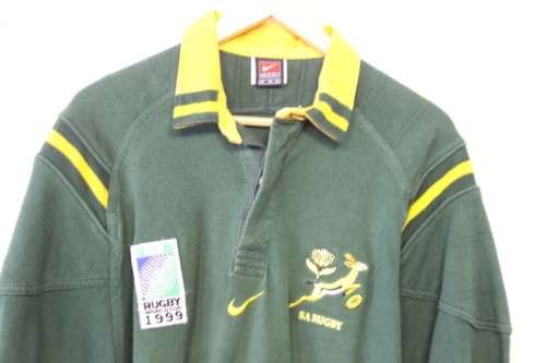 An awesome 1999 Springbok IRB Rugby World Cup Jersey made by Nike - size XXL