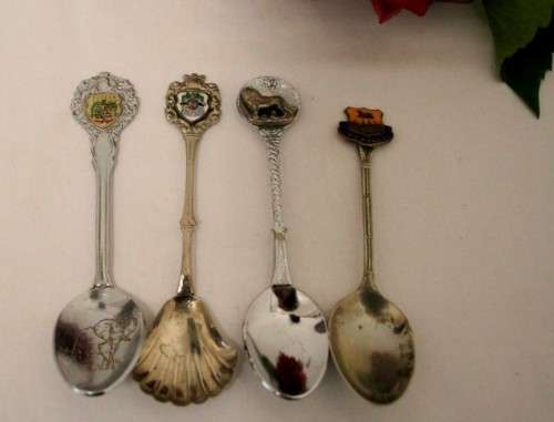 **RS17** A wonderful collection of eight assorted spoons, lovely to add to a collection.