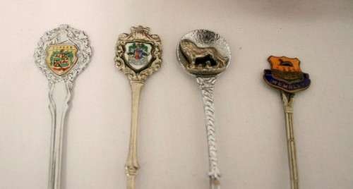 **RS17** A wonderful collection of eight assorted spoons, lovely to add to a collection.