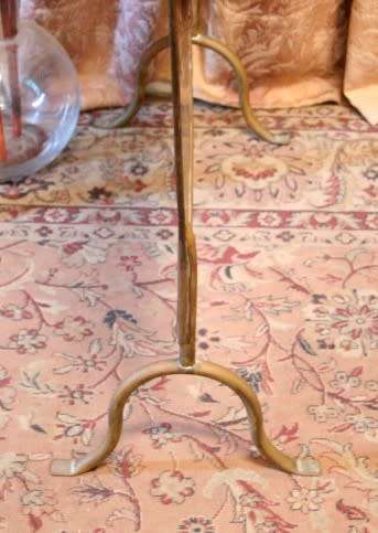 A fabulous vintage brass fireplace screen. Wonderful in front a fireplace!