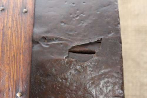 A stunning & rare antique Victorian (c1900) metal-clad wooden camel-back steamer travel trunk