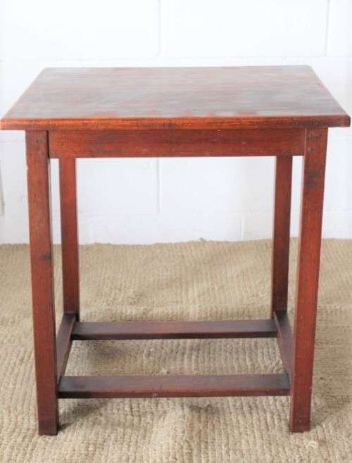 well made solid oak occasional table - perfect for a table lamp or a paint technique-Lifespace Sale