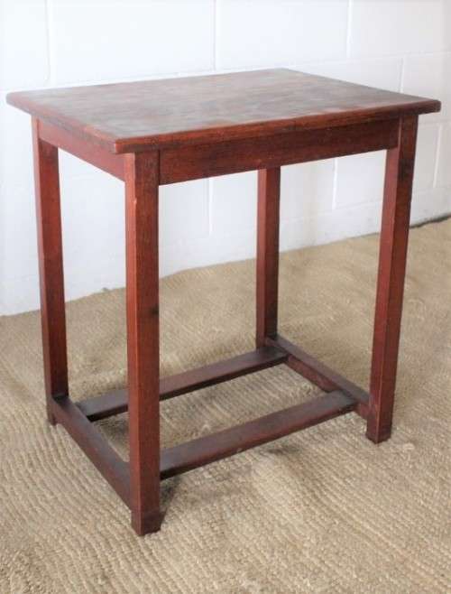 well made solid oak occasional table - perfect for a table lamp or a paint technique-Lifespace Sale