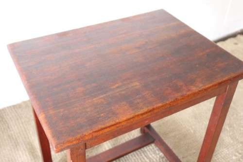 well made solid oak occasional table - perfect for a table lamp or a paint technique-Lifespace Sale