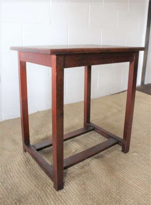 well made solid oak occasional table - perfect for a table lamp or a paint technique-Lifespace Sale