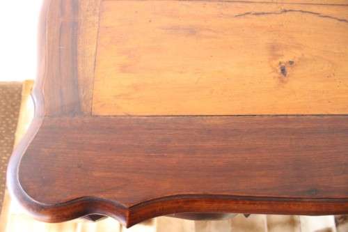 A beautiful tall (91cm) antique solid stink-wood & yellow-wood ball and claw hall table w/ a drawer