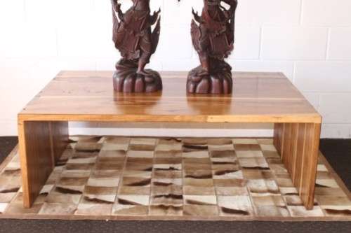 A very stylish solid African blackwood centre coffee table with clean modern lines - a stunner!!!