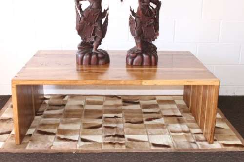 A very stylish solid African blackwood centre coffee table with clean modern lines - a stunner!!!