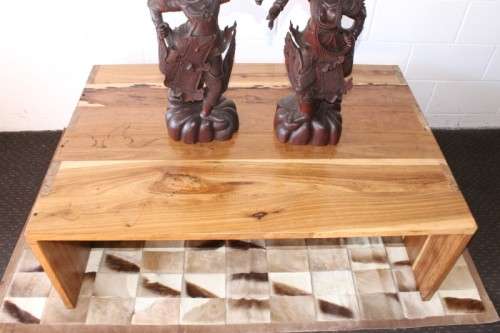 A very stylish solid African blackwood centre coffee table with clean modern lines - a stunner!!!