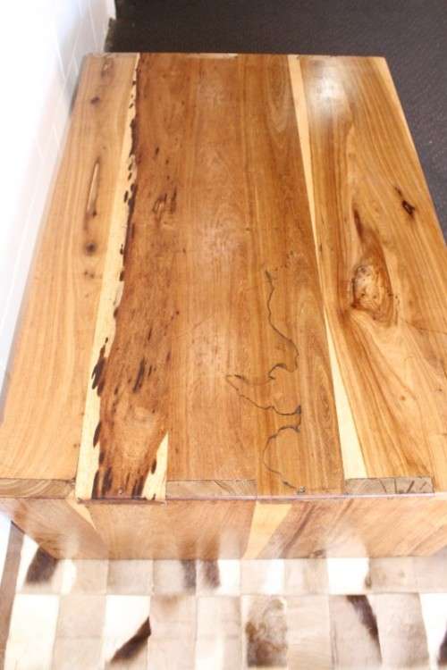 A very stylish solid African blackwood centre coffee table with clean modern lines - a stunner!!!
