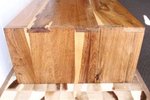 A very stylish solid African blackwood centre coffee table with clean modern lines - a stunner!!!