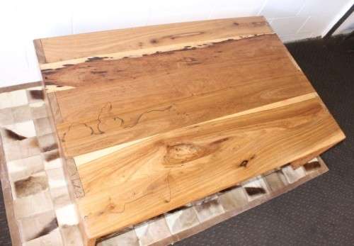 A very stylish solid African blackwood centre coffee table with clean modern lines - a stunner!!!