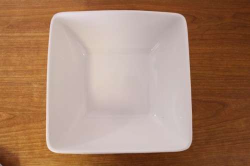 A larger modern styled square serving bowl by Mayfair & Jackson home wares - perfect for salads