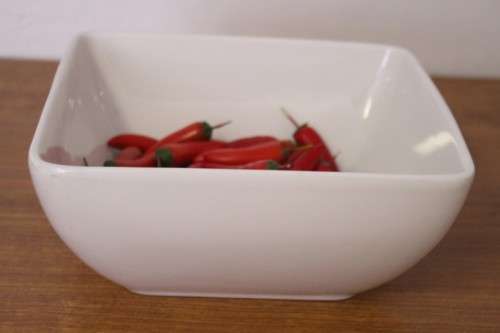 A larger modern styled square serving bowl by Mayfair & Jackson home wares - perfect for salads