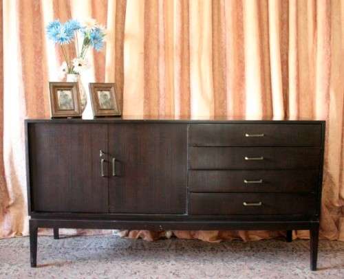 Vintage Retro side server cabinet with four drawers and loads of cupboard space-Lifespace Sale