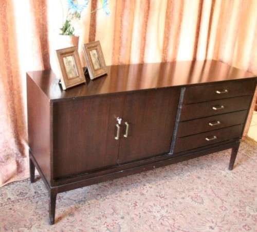 Vintage Retro side server cabinet with four drawers and loads of cupboard space-Lifespace Sale