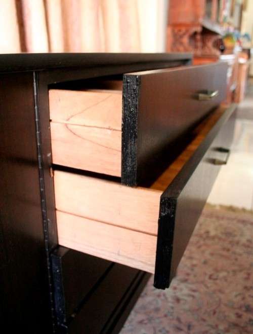 Vintage Retro side server cabinet with four drawers and loads of cupboard space-Lifespace Sale