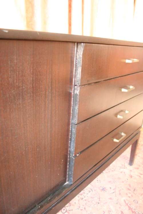 Vintage Retro side server cabinet with four drawers and loads of cupboard space-Lifespace Sale