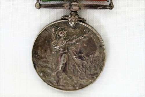 A superb "King's" South African Medal with the 1901 and 1902 clasps for the 2nd Boer War & ribbon