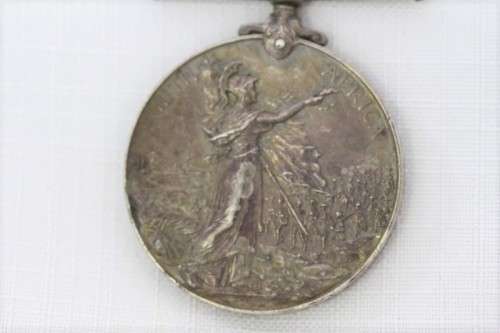 A superb "King's" South African Medal with the 1901 and 1902 clasps for the 2nd Boer War & ribbon