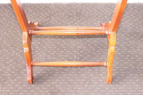 An awesome tall vintage Pakistani solid Teak dumb valet clothing stand w/ cuff-link box & shoe rack