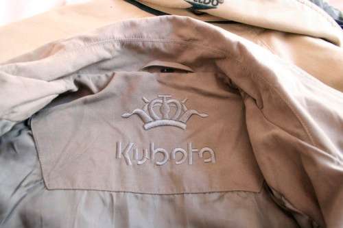 A good quality gent's small size, mid length beige Kubota jacket  in great cond. Lifespace Sale