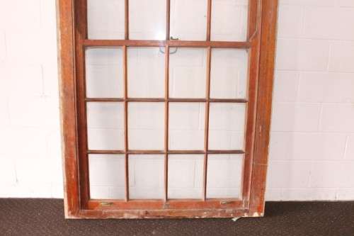 Fantastic solid wooden double sliding sash cottage pane style window 120cm x 210cm in good condition