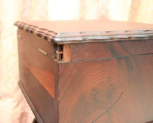 A spectacular and beautifully made vintage Imbuia "Mc Namees" jewellery stand with a drawer.
