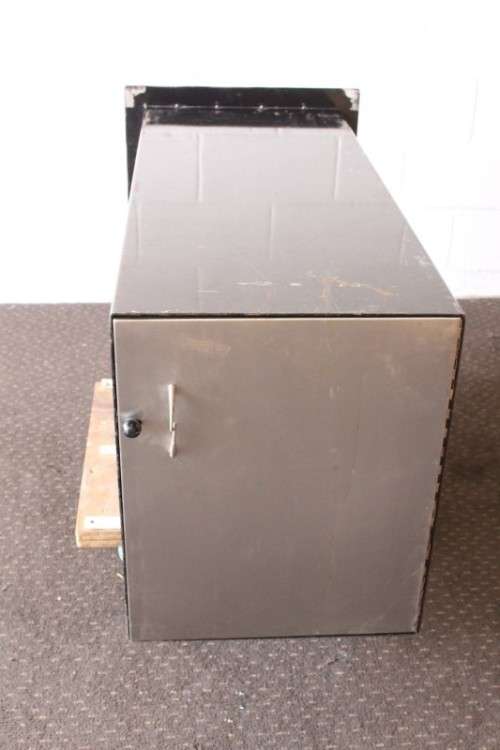 A solidly made and very heavy metal double-sided through-pass "safe security system"-Lifespace Sale